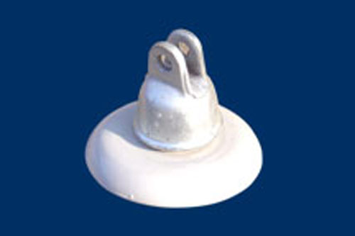 Ground wire porcelain insulator